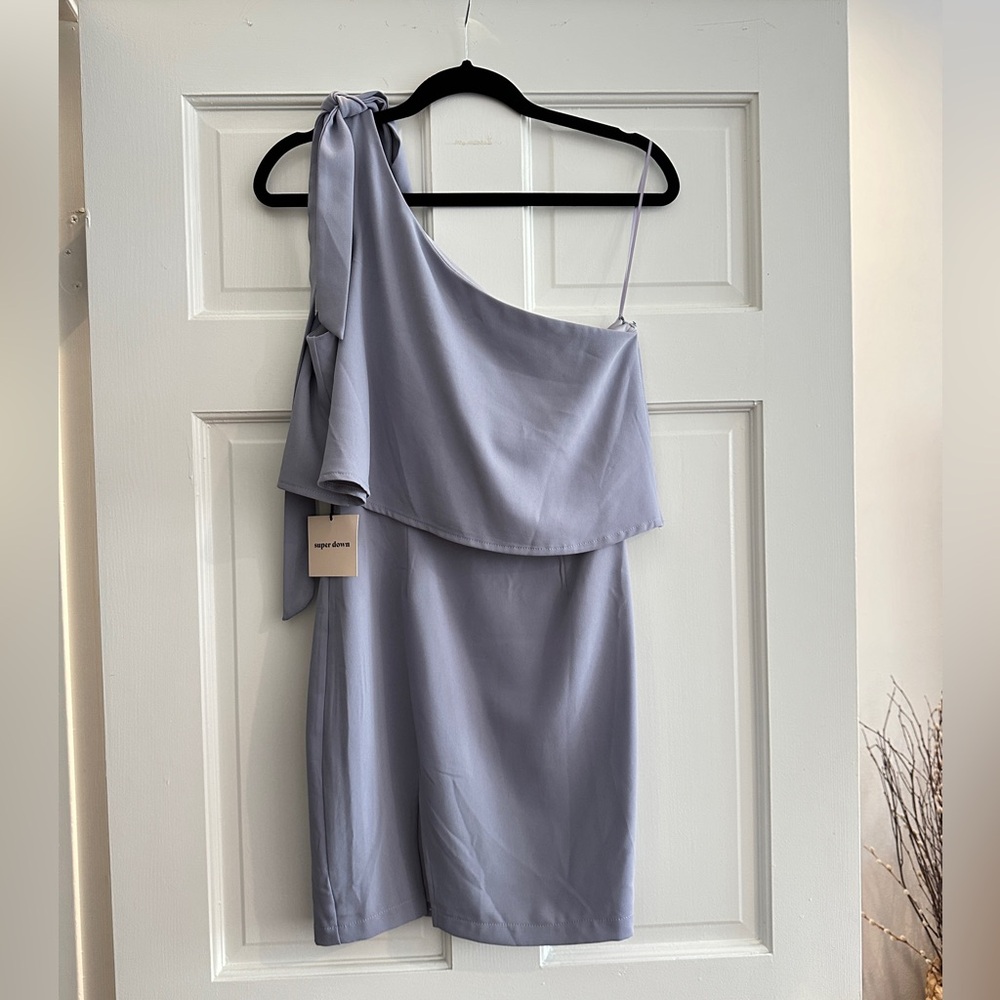 NWT REVOLVE Superdown Jenna Dress Grey (Size S)